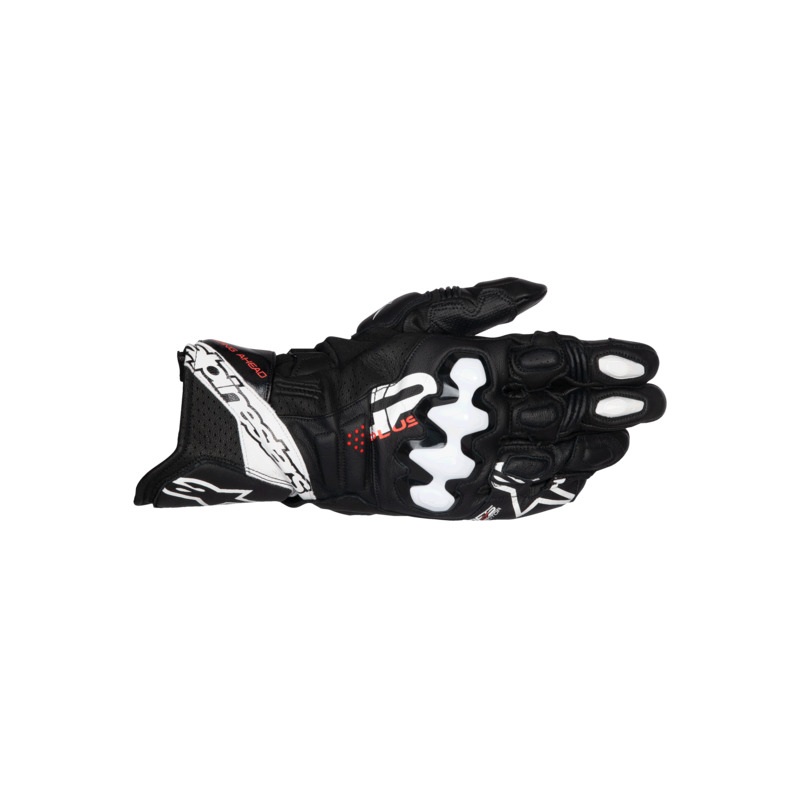ALPINESTARS GP PLUS R V3 LEATHER GLOVES – BLACK WHITE