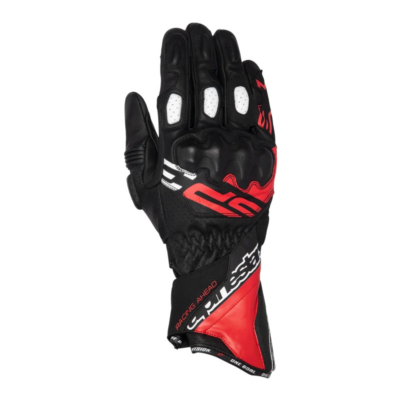 ALPINESTARS SP 3 GLOVES – BLACK BRIGHT RED WHITE