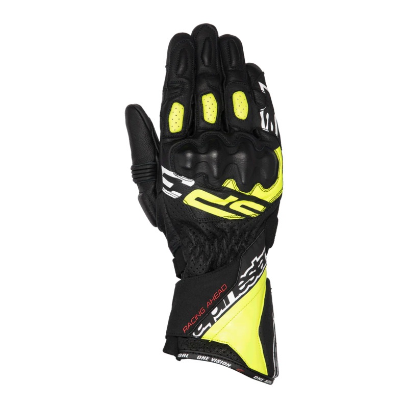 ALPINESTARS SP 3 GLOVES – BLACK FLURO YELLOW WHITE