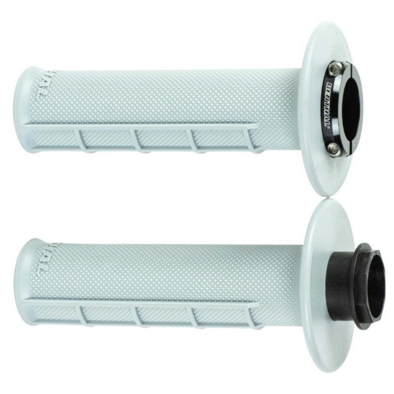 RENTHAL LOCK ON SOFT HALF WAFFLE MX GRIP – CHARCOAL