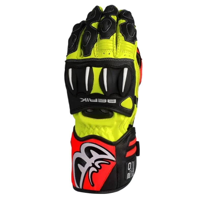 BERIK TRAX GLOVES – BLACK/HI-VIS/RED