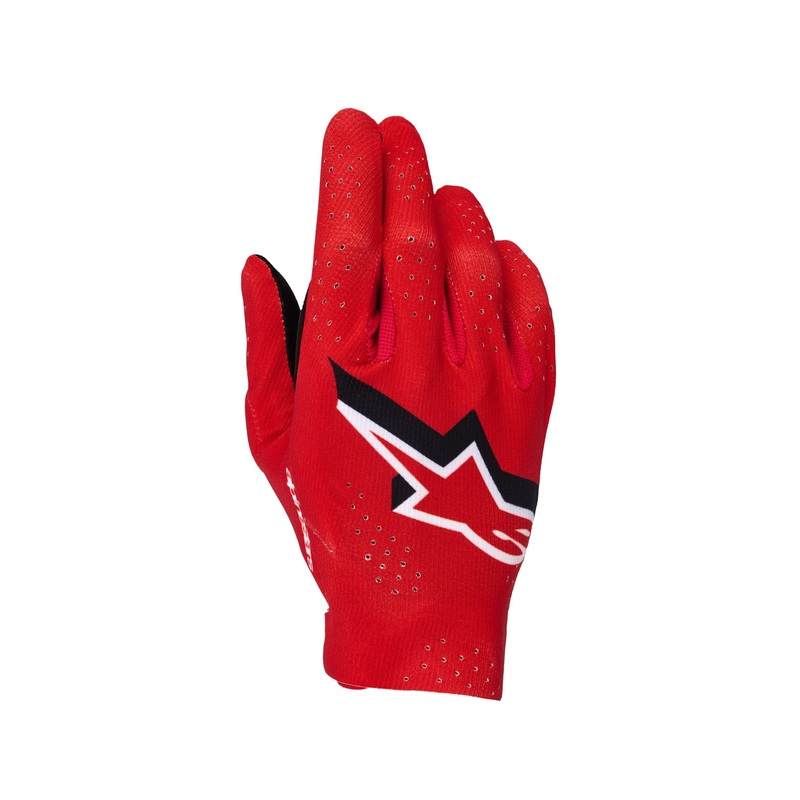 ALPINESTARS SUPERTECH MX GLOVES – FIRE RED BLACK WHITE