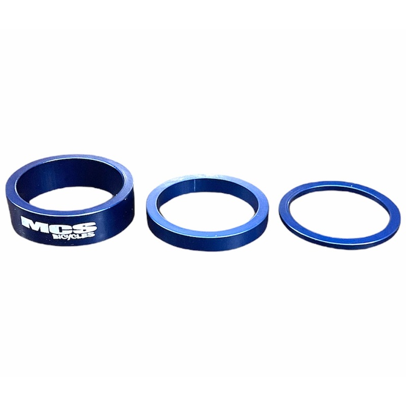 MCS Alloy Headset Spacer Kit|Blue|Red|Gold|Black