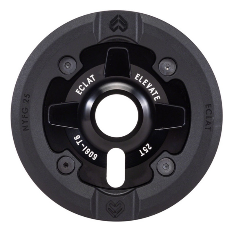 Eclat Elevate Guard Sprocket|Black/25T|Black/28T