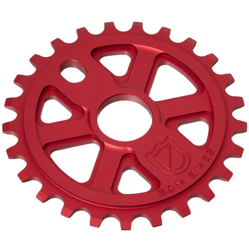 S&M X-Man Sprocket|Black/25T|Blood Red/25T|Matte Clear/25T|Polished/25T|Black/28T|Blood Red/28T|Matte Clear/28T|Polished/28T