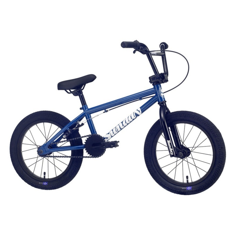 Sunday Blueprint 16 Bike|Gloss Bright Yellow – 15.5″ Top Tube|Gloss Sunday Blue – 15.5″ Top Tube