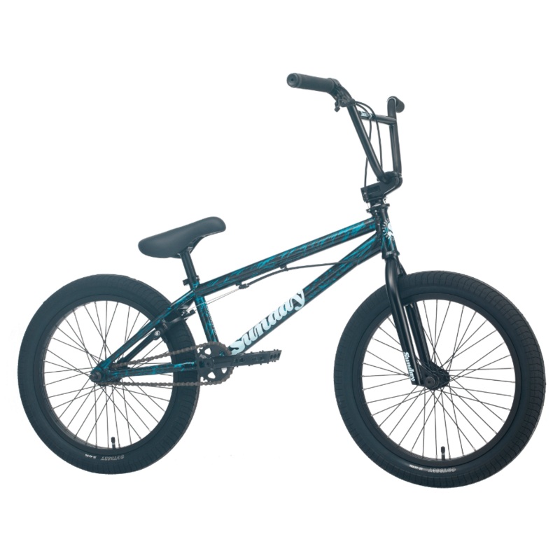 Sunday Forecaster Park Bike|Matte Midnight Purple – 20.5″ Top Tube|Cyan Rain – 20.5″ Top Tube