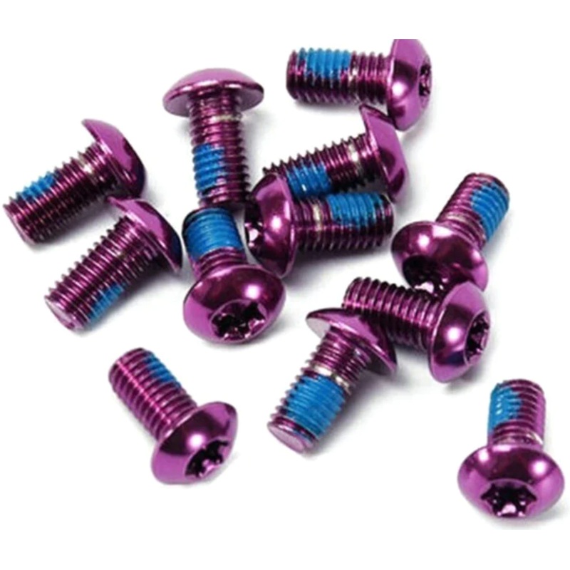 Miles Wide Disc Rotor Bolts|Purple (12 pack)|Green (12 pack)|Blue (12 pack)|Gold (12 pack)|Red (12 pack)