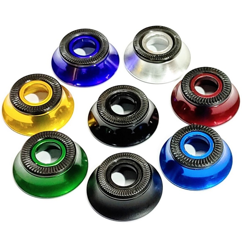 Profile Hub Cones|Front: Black|Front: Polished|Front: Purple|Front: Green|Front: Blue|Front: Red|Front: Aqua|Rear: Black|Rear: Polished|Rear: Green|Rear: Blue|Rear: Aqua|Rear: Purple|Rear: Red|Rear: Matte Black|Rear: Gold