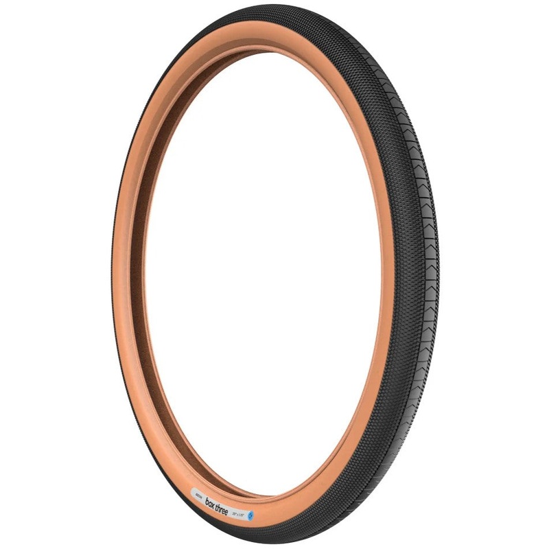 Box Three Wire Bead 26 Tire|Black w/ Tan Wall – 26″ x 2.1″