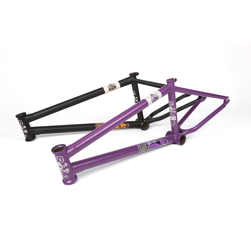 BSD Grime Frame|Plum Crazy Purple|Black|Arizona Copper|Flat Raw|Dirtbag Blue|Rusted Red|Flat Translucent Black|20.6″ Top Tube|20.8″ Top Tube|21″ Top Tube|21.2″ Top Tube