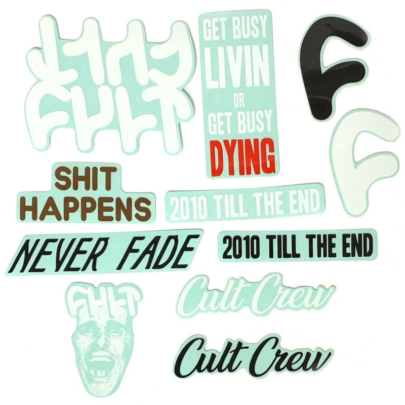 Cult Sticker Pack|10pc