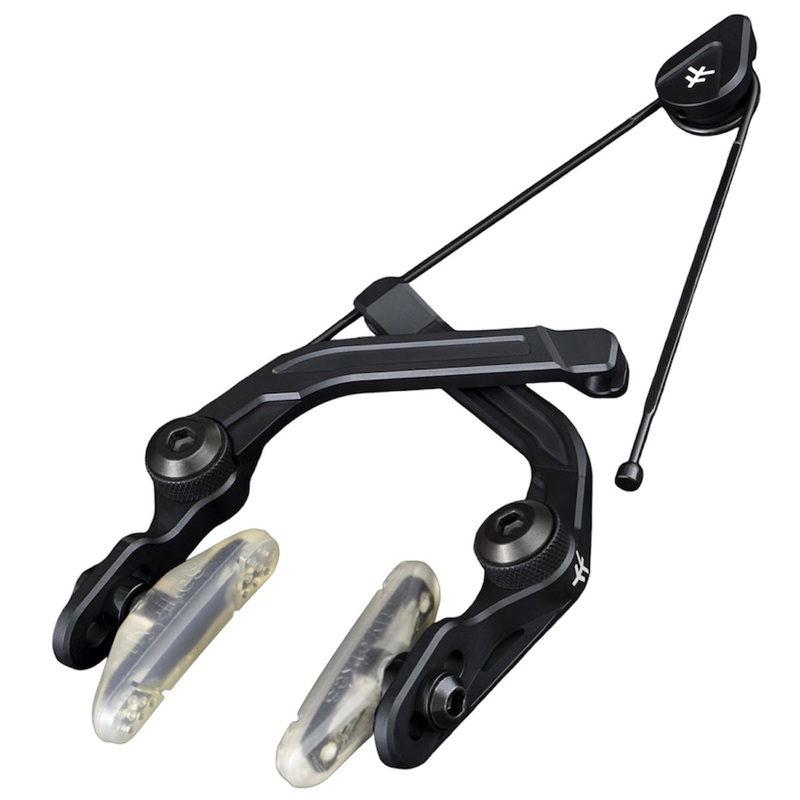 Fly Manual CNC SH Brake|Black w/ Clear Pads