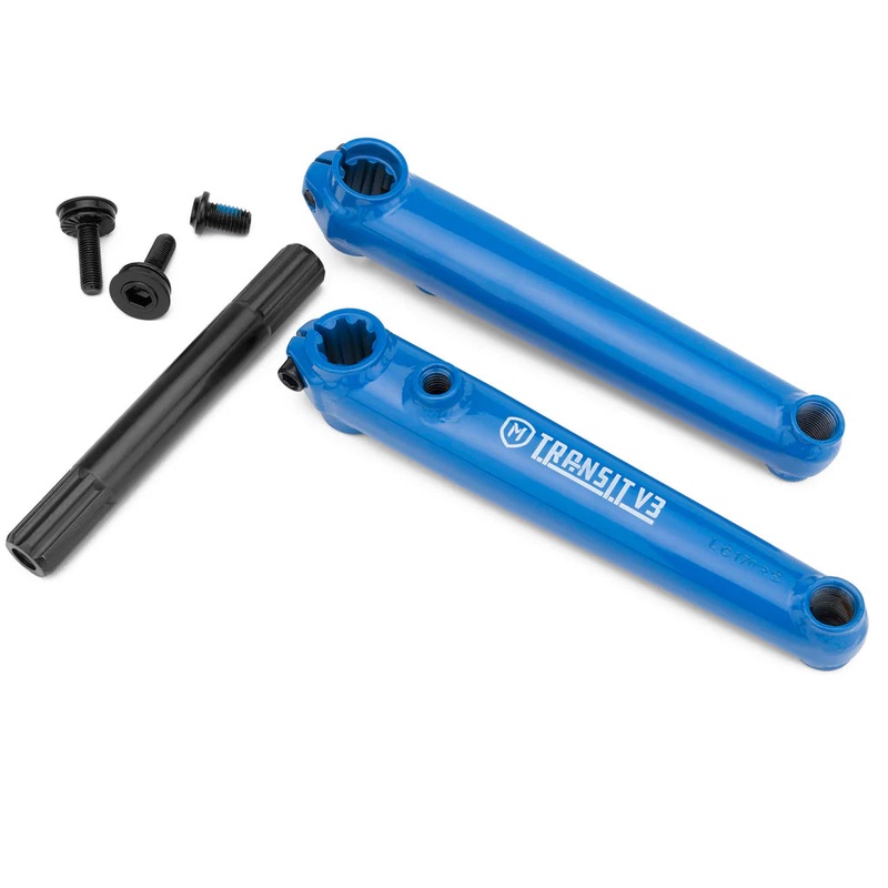 Mission Transit V3 Cranks|Black|Chrome|Black Chrome|Blue|Purple|Red|White|Oil Slick|160mm|165mm|170mm|175mm