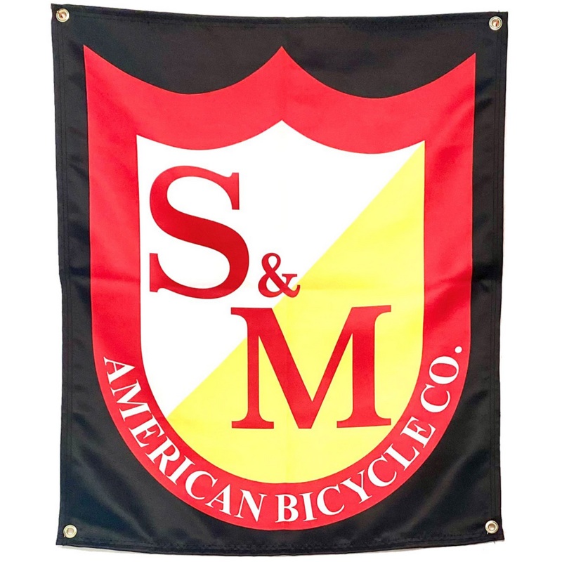 S&M Fabric Banner|Shield Logo