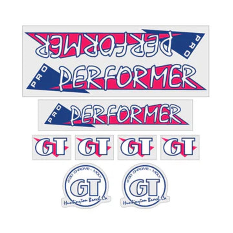 1986 GT PRO Performer Decal Set