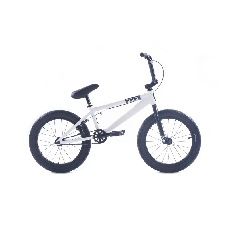 Cult Juvenile 18 Bike 2025|Black – 18″ Top Tube|White – 18″ Top Tube