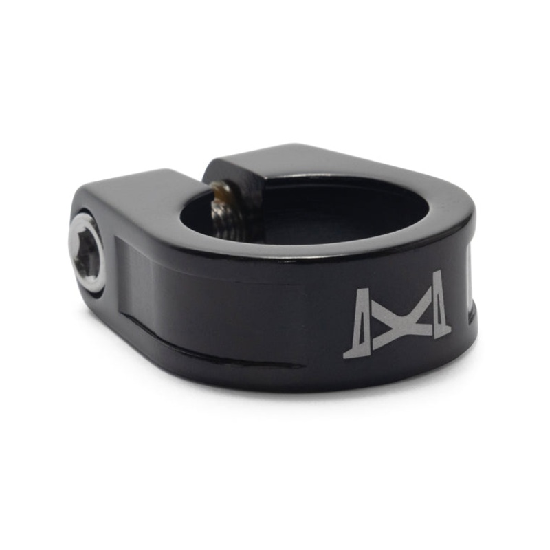 Rixin Catch Seat Clamp|Black / 28.6mm (Fits: 25.4mm Post)