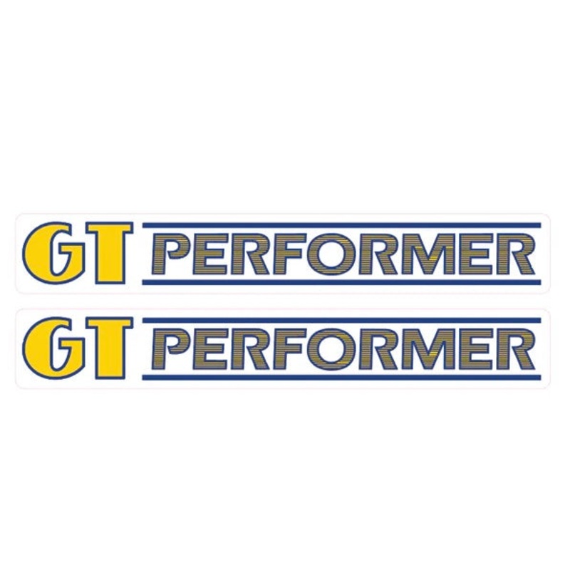 1984 GT Performer Fork Decals|Printed on a Clear Background