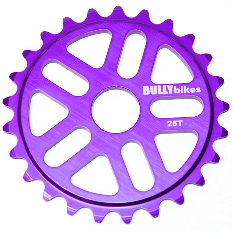 BULLY USA MADE SPROCKET|Gold/25t|Black/25t|Red/25t|Blue/25t|Purple/25t|Gold/28t|Burgundy/25t|Red/28t|Blue/28t|Black/28t|Purple/28t