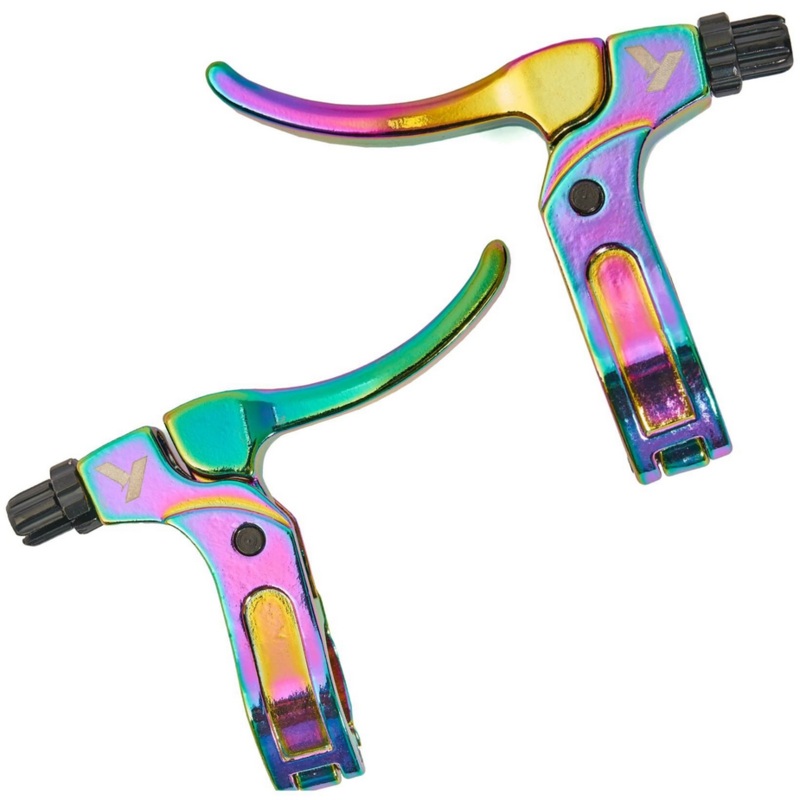 KHE Radius Brake Lever Set|Oil Slick|Black
