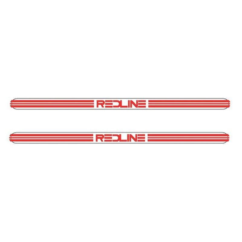 Redline Flight Crank Decals|1st Gen (White / Red)|2nd Gen (Black / Red)