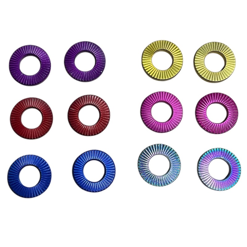TNT Aluminum Axle Washers|Jet Fuel|Blue|Red|Gold|Purple|Pink