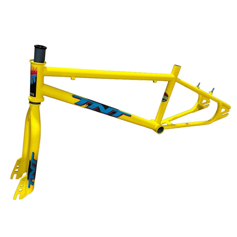 TNT Retro Frameset|Yellow – 21.25″ Top Tube|White – 21.25″ Top Tube