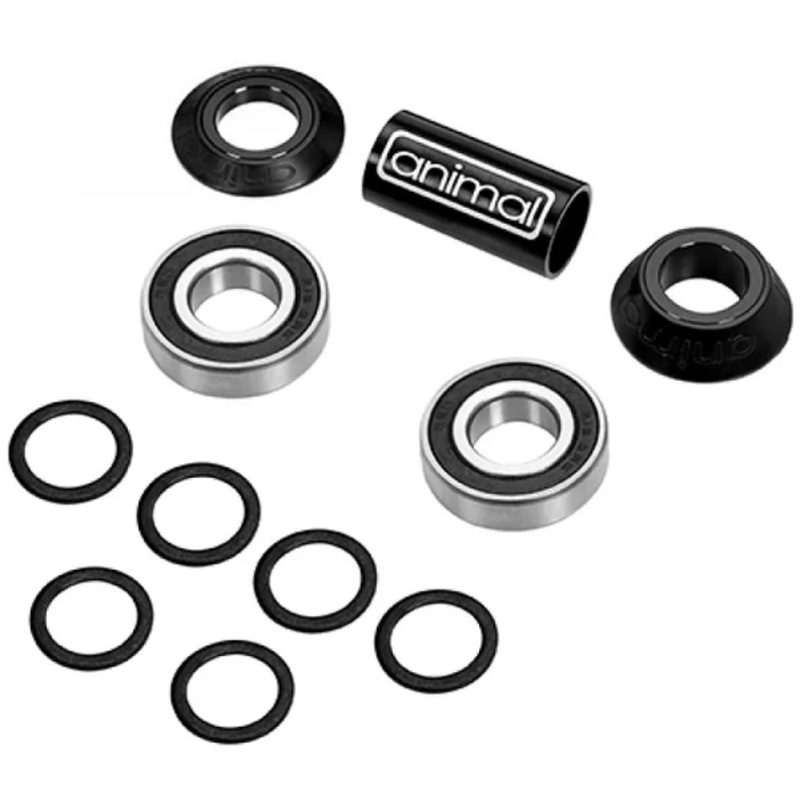 ANIMAL PC MID BOTTOM BRACKET|Black/19mm|Black/22mm