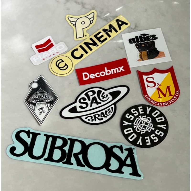 BMX STICKER PACK (10 stickers)