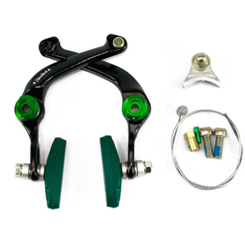 DIA TEC FIESTA U BRAKES (996)|Black w/Red|Black w/Green