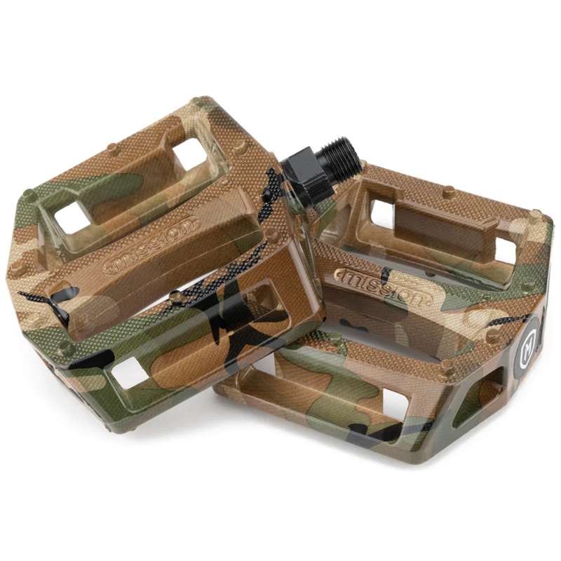 MISSION IMPULSE PC PEDALS|Black/Red|Black/Blue|Black/Purple|Camo|White|Red|Black|Cyan|Black/Green|Yellow|Kelly Green|Pink|Oil Slick|Black/Yellow|Artic Camo|Black/Orange
