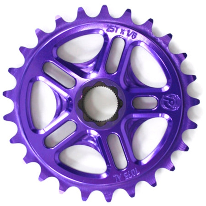 PROFILE SPLINE DRIVE SPROCKET|25t/Gold|25t/Blue|25t/Purple|25t/Red|25t/Polished|25t/Black|28t/Black|28t/Purple|28t/Polished|28t/Blue|28t/Gold|30t/Polished|30t/Black
