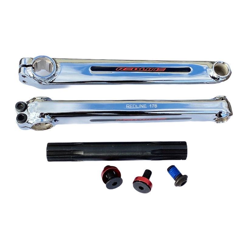 REDLINE FLIGHT CRANK|Chrome / 175mm|Chrome / 180mm|White / 175mm|White / 180mm|Black / 175mm