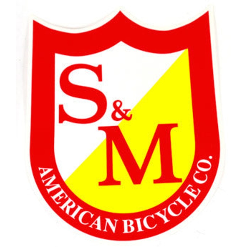 S&M BIG SHIELD STICKER|SWEET!