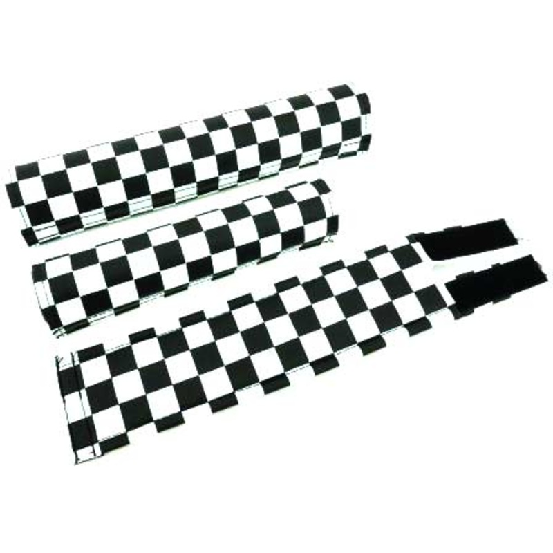 FLITE BMX CHECKERED RETRO PADSET