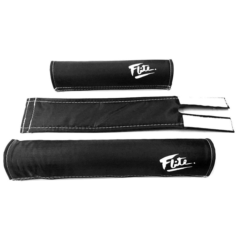 FLITE BMX RETRO PADSET|Black w/ Black Stitching|Black w/ White Stitching|White|Red|Blue|Purple|Pink|Camo|Bandit Black|VH Print (Red/Black/White)|Rad Cru Jones|Chrome|Gold|Yellow|VH Print (Blue/Black/White)|VH Panama Print (Black/Yellow)|Bob Gnarly (Rasta)