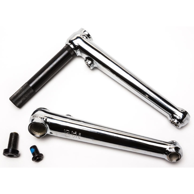 GT BIKES CHROMOLY CRANKS|Chrome/175mm|Black/175mm