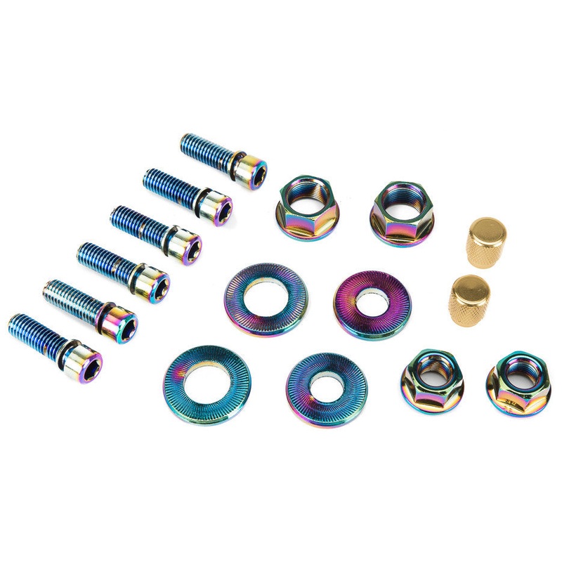 SALT BMX NUT AND BOLT SET|Black|Blue|Red|Gold|Oil Slick|Purple