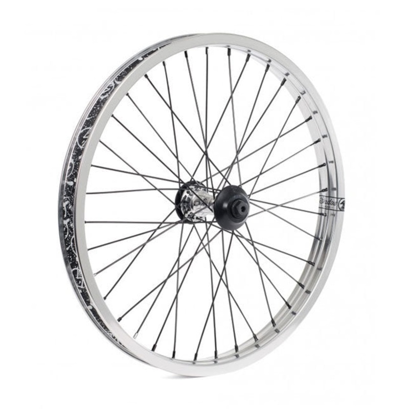 SHADOW SYMBOL FRONT WHEEL|Black|Polished