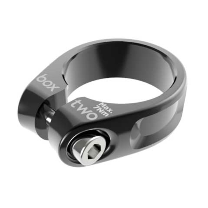 BOX TWO FIXED SEAT CLAMP|Black (25.4mm) Fits: 22.2mm Post|Black (31.8mm) Fits: 27.2mm Post|Black (34.9mm) Fits: 30.4mm Post (Depending on Frame)