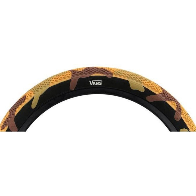 Cult Vans 26 Tire|Black – 26″ x 2.1″|Gum – 26″ x 2.1″|Cream – 26″ x 2.1″|Black w/ Tan Wall – 26″ x 2.1″|Black w/White wall & red pinstripe – 26″ x 2.1″|Camo – 26″ x 2.1″|Desert Camo – 26″ x 2.1″|Pink Camo – 26″ x 2.1″|Rose Pink – 26″ x 2.1″|Grey Camo – 26