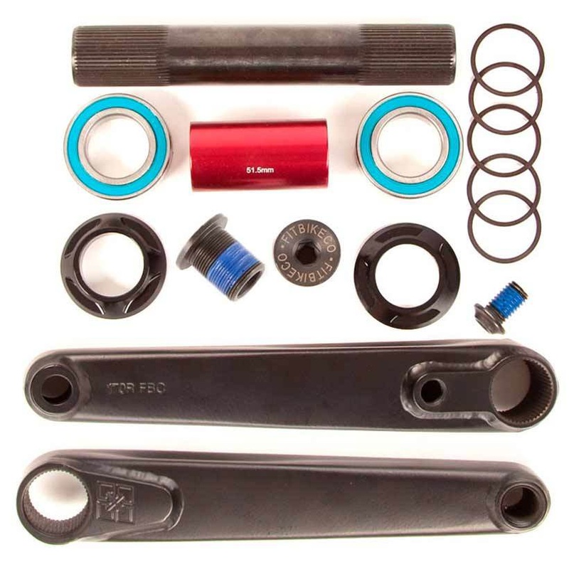 Fit Blunt Cranks|Black|Chrome|Gloss Clear|160mm|165mm|170mm|175mm