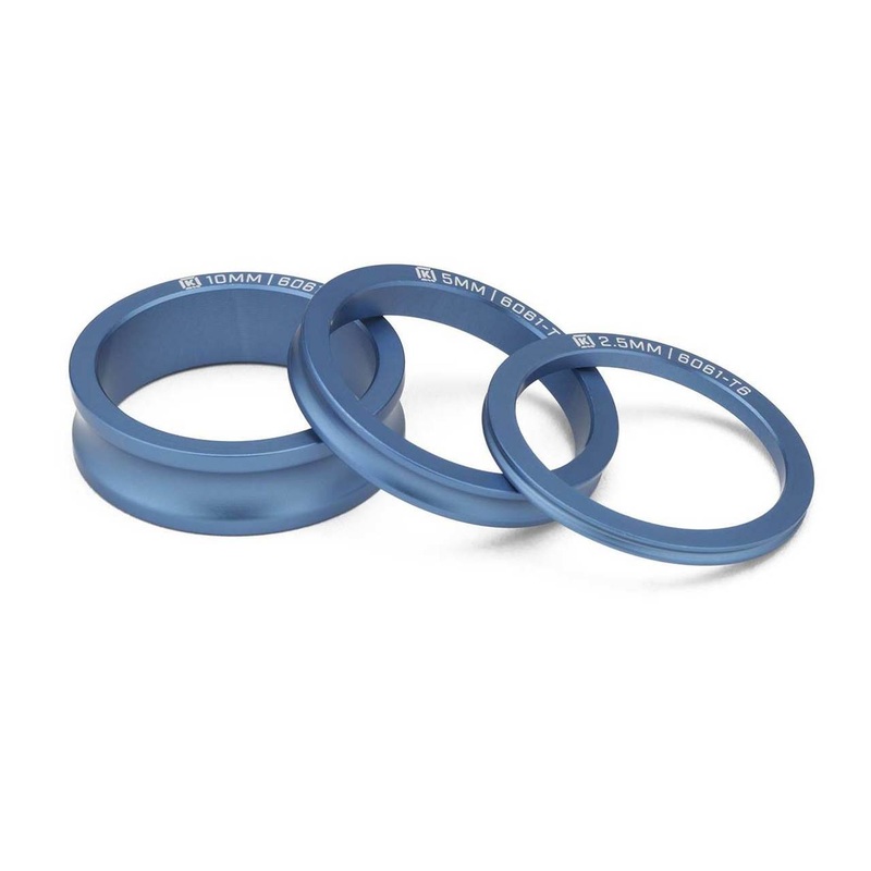 KINK HEADSET SPACERS|Black|Sonic Blue