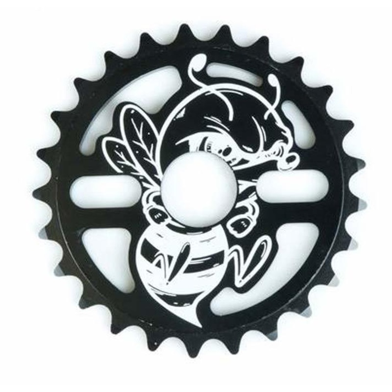 Total BMX Killabee Sprocket|Black/White – 25T|Black/White – 28T|Black/Yellow – 25T|Black/Yellow – 28T