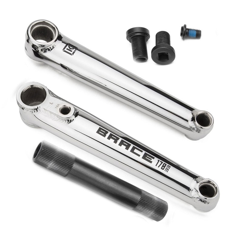 Kink Brace Cranks|160mm/Black|165mm/Black|170mm/Black|175mm/Black|160mm/Chrome|165mm/Chrome|170mm/Chrome|175mm/Chrome