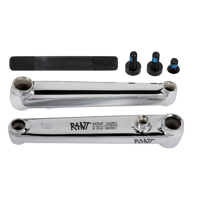 Rant Bangin’ 48 Cranks|165mm/Black|170mm/Black|175mm/Black|165mm/Chrome|170mm/Chrome|175mm/Chrome