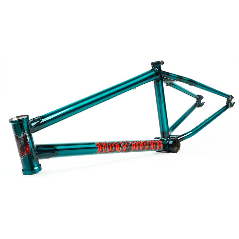 S&M Holy Diver Frame|Trans Matte Black|Trans Teal|Midnight Sea Blue|20.5″ Top Tube|20.75″ Top Tube|21″ Top Tube