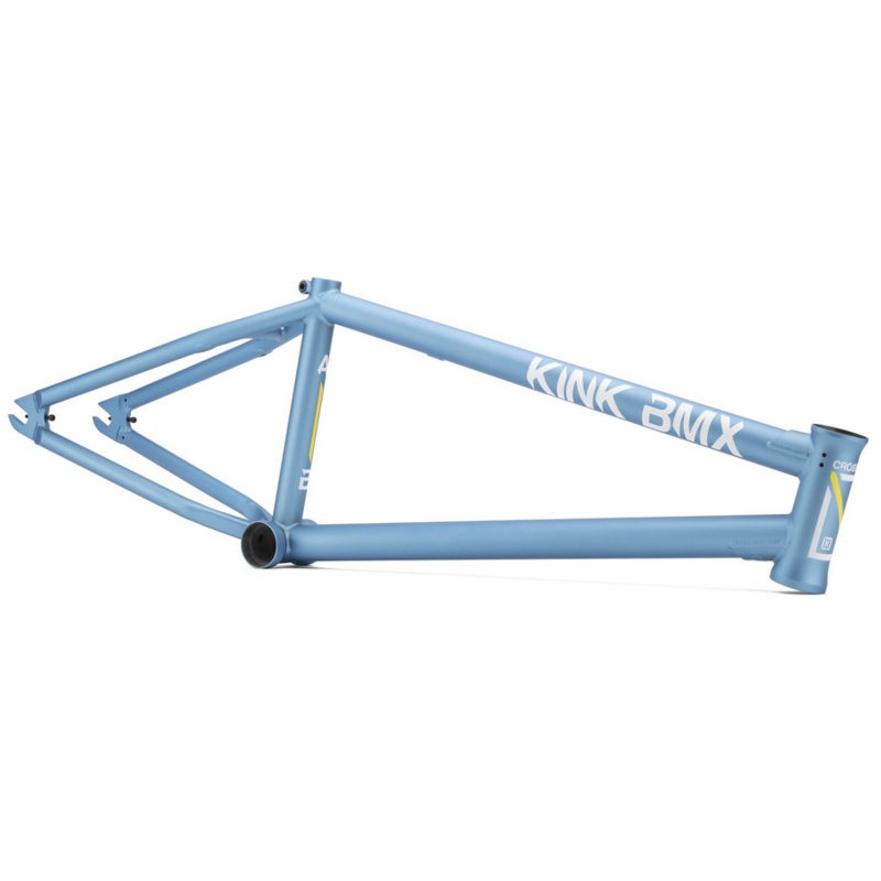 Kink Crosscut Frame|Matte Violet Grey|Matte Slate Blue|Matte Steel Blue|Black|20″ Top Tube|20.5″ Top Tube|20.75″ Top Tube|21″ Top Tube|21.25″ Top Tube