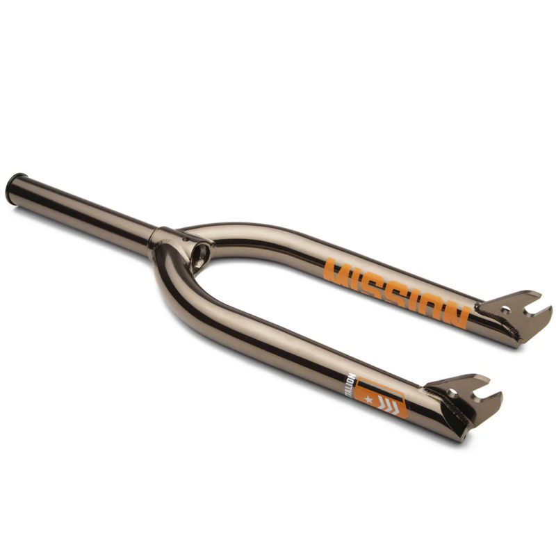 Mission Battalion V2 Fork|Black Chrome|Black|Chrome